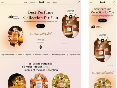 Best Perfumes Collection for You app design design inspiration graphic design ui ux web design