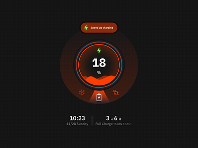 Battery Charging art battery branding charge charging devdock electric glowing procedural progress ui ux widget
