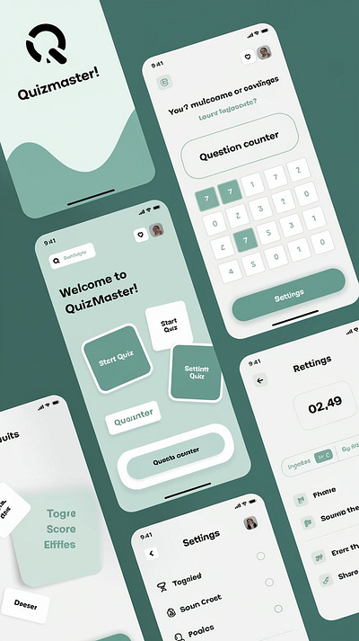 Quizqmater ui design dashboard graphic design ui