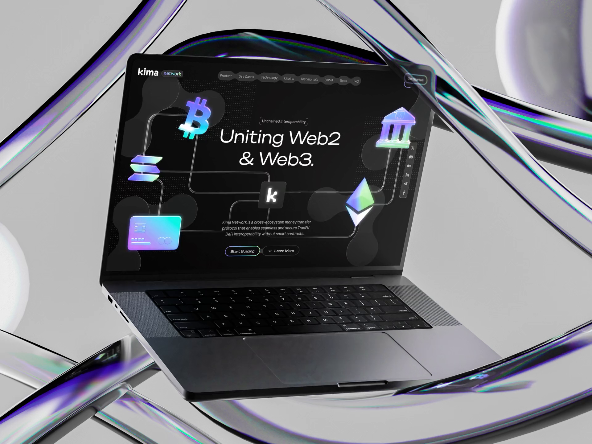 Example of Creative Web3 Web Design & Development