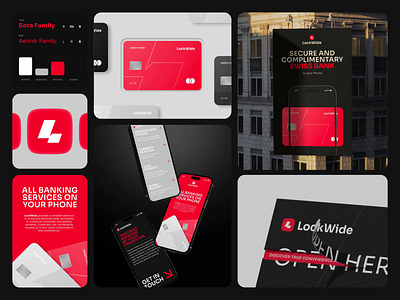 LockWide – Branding UI Design for FinTech Mobile App banking dashboard banner ads banner ui brand page brand pattern brand website design branding branding inspiration branding template branding ui branding website financial logo fintech fintech branding fintech logo logo modern brand identity simple branding social media templates tech branding