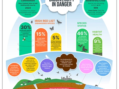 Infographic Design Template for Environment/Nature app branding design design templates graphic design illustration infographic design inforgraphic template logo typography ui ux vector