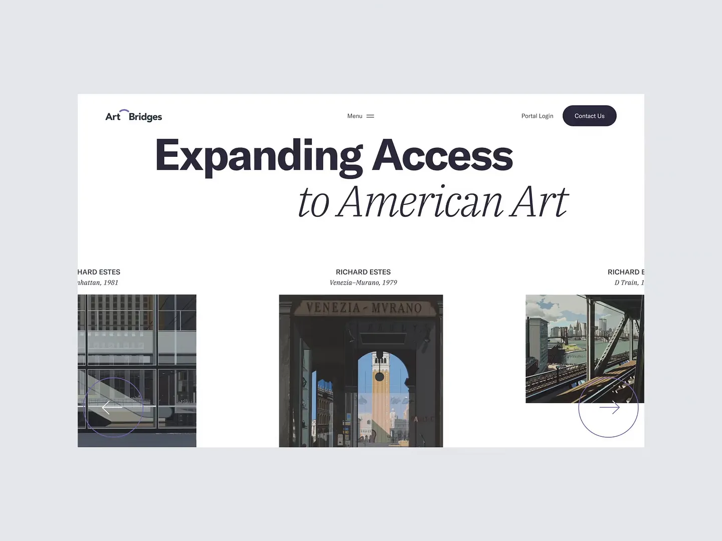 Museum Website Design: Art Bridges for Expanding Access to American Art