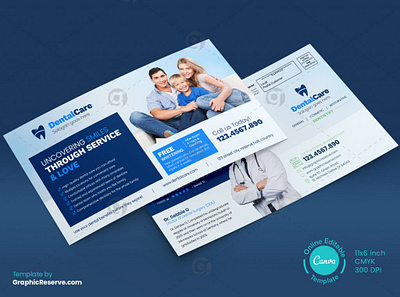 Dental Direct Mail EDDM Canva Template canva dental mailer postcard canva design template dental direct mail dental direct mail advertising dental direct mail campaign dental direct mailers dental direct marketing dental eddm dental mailers dental marketing direct mail dental marketing postcards dental postcard dental postcard design dental postcard mailers