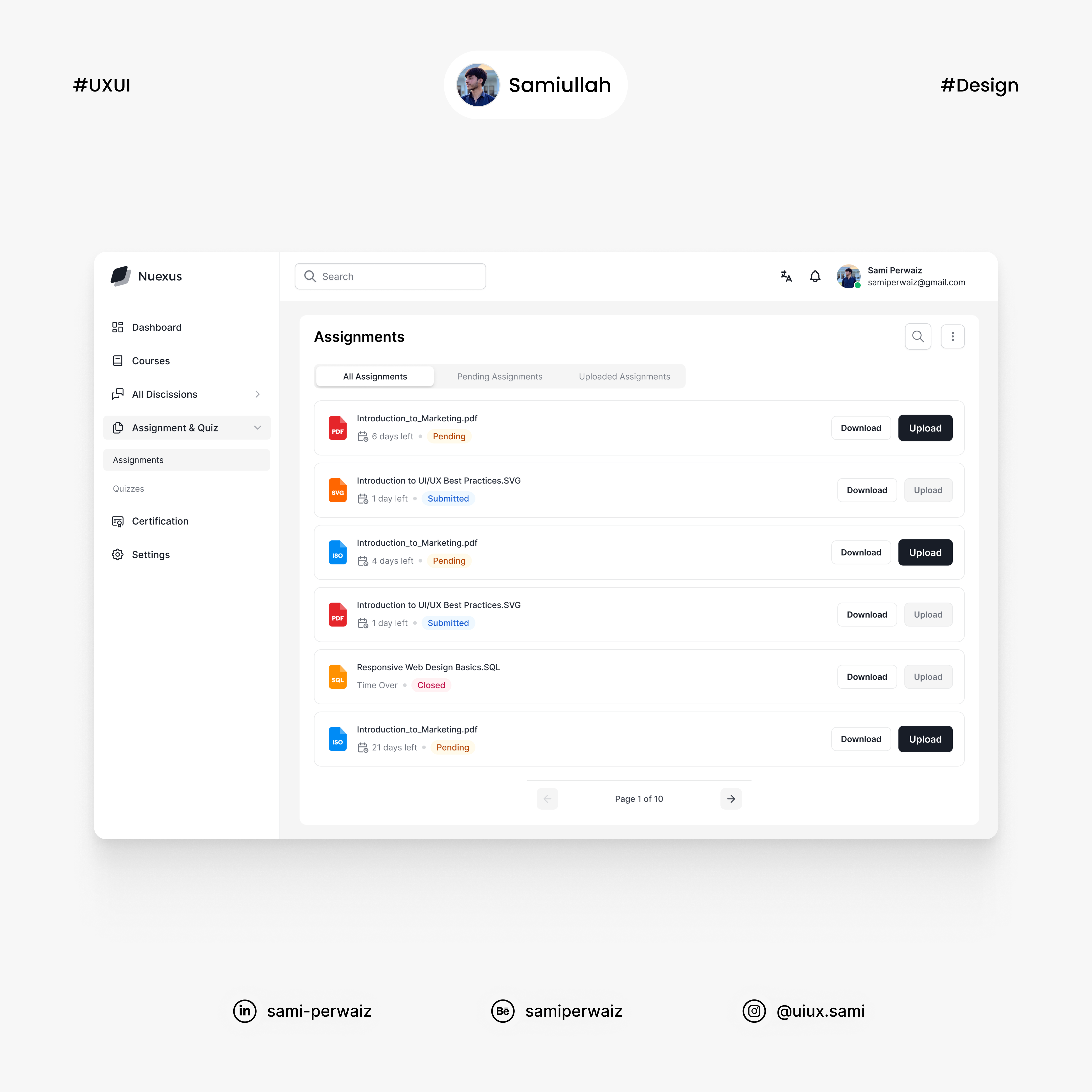Assignment Dashboard Design assignment dashboard dashboard dashboard design uiux