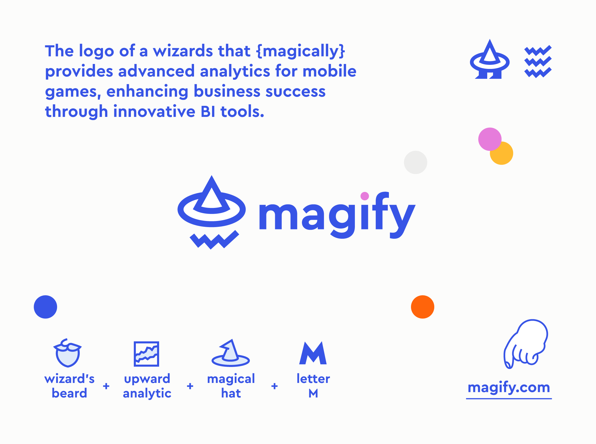 Company logo, branding, visual identity, typography brandbook branding company logo corporate identity line logo magic style guide typography wizard