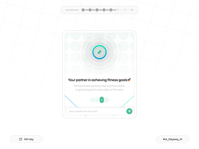 Online Fitness Coach Component💡💪 component design fitness gym health minimal product product design sport ui ux