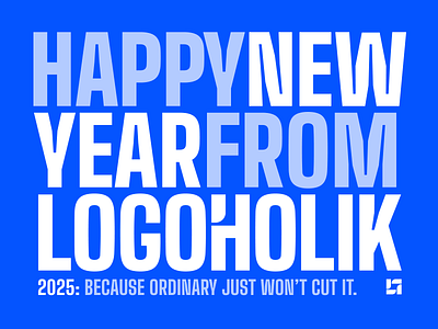 Happy New Year From Studio Logoholik! happy new year