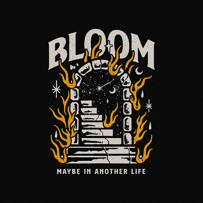 Bloom - Merch Design band tshirt design graphicdesign illustration merch merch band merchdesign