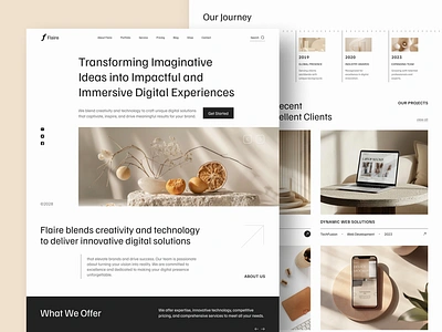 Flaire 1 – Creative Digital Agency Website UI Figma Template creative agency creative design creative webdesign design agency digital agency digital branding digital creativity figma design figma template modern ui ui design template ui inspiration ui showcase ui trends uiux inspiration ux ui design web design website template