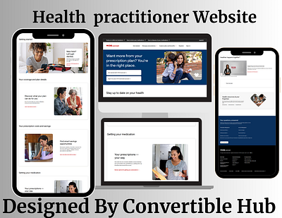 An Health Practitioner Website I Designed On WordPress. animation branding children design doctors funnel graphic design health hospital illustration landing page logo nurses website