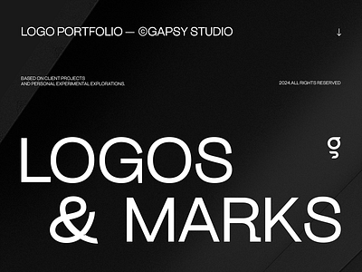 Gapsy Logofolio 2024 agency brand brand guidelines brand identity branding clean color corporate identity design font gapsy graphic design logo logo branding logo design logo identity minimal studio typography