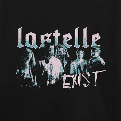 Lastelle Merch Design band merch design graphicdesign illustration lastelle merch merch design