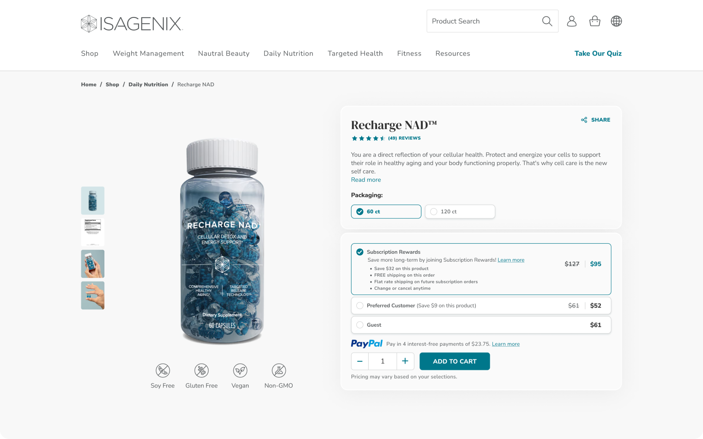 Example of Custom Website Design