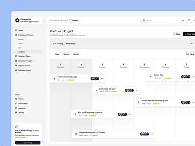 SaaS Project Management Tool UX/UI Design dashboard uxui design figma project management tool project management tool design responsive design saas saas dashboard design saas design saas redesign saas tool design saas tool uxui design saas uxui design ui design ux design uxui design web app design