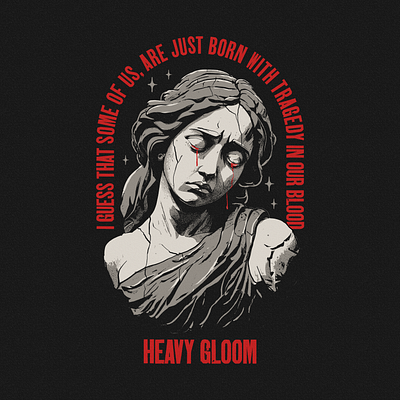 Heavy Gloom - Merch Design design graphicdesign illustration merch merch design