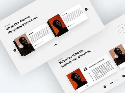 TESTIMONIALS UI DESIGN design ui ux