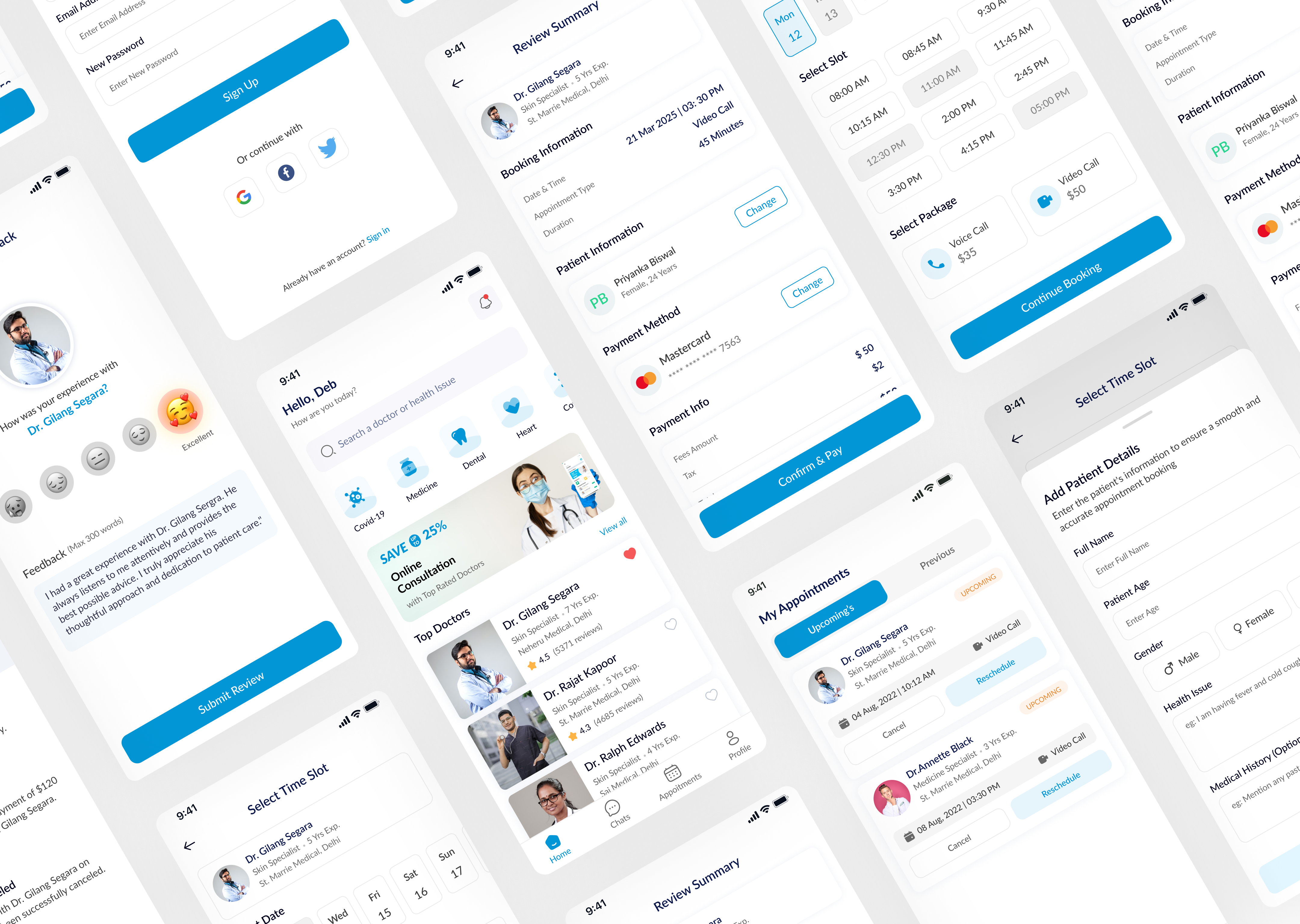 🌟 Medico: Doctor Appointment APP animation app app design appcasestudy appoitment app booking branding doctorbookingapp health app healthcaredesign healthtech medical medical app medicine payment screen review screen ui