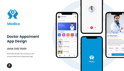 🌟 Medico: Doctor Appointment APP animation app design appcasestudy branding doctorbookingapp healthcaredesign healthtech medical app ui