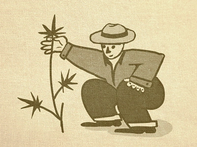 Hemp farmer agriculture campaign cute digital art farmer hemp illustration photoshop sketch