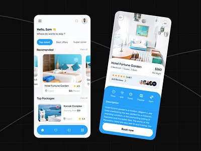 Hotel Booking App apartment booking app booking platform booking system hotel app hotel booking hotel booking app mobile app online hotel booking product screen property app room bookin travel app ui ux design vacation app