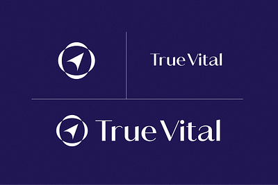 True Vital Medical Brand Identity Logo Set branding design freelance freelancer geometric graphic design healthcare icon logo mark medical purple set vector