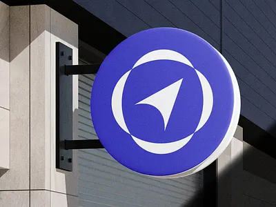 True Vital Medical Brand Identity Signage arrow brand branding cross design designer freelancer geometric graphic design healthcare icon identity logo mark medical purple sign visual