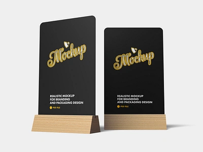 Table Tent Mockup branding menu mockup psd psd mockup restaurant table tent