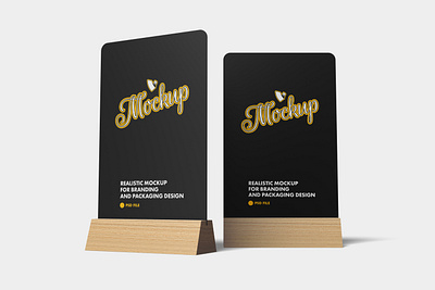 Table Tent Mockup branding menu mockup psd psd mockup restaurant table tent