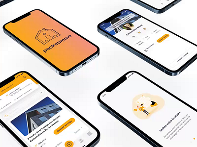 pocketimmo ui ux design