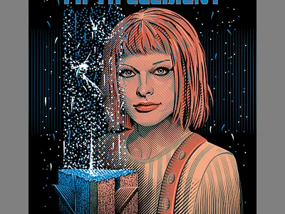 The Fifth Element art design digitalart illustration illustrator posterdesign vector