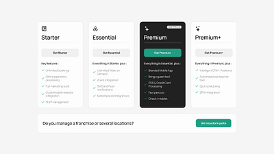 Pricing pricing ui design