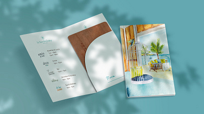 Illustration // Key Card Holder Le Barthélemy Hotel & Spa graphic design illustration watercolor