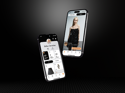 Stylist Mobile iOS App Design Concept concept mobile design outfit app session with stylist app online ui wardrobe app