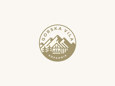 Gorska Vila - Kopaonik chalet gorska house icon kopaonik logo mark mountain national park nature serbia symbol vila villa