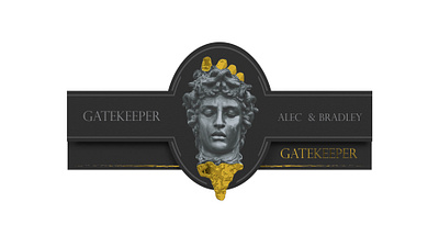 Alec Bradley Gatekeeper Cigar Band 3d branding cigar cigar design design graphic design packaging product design