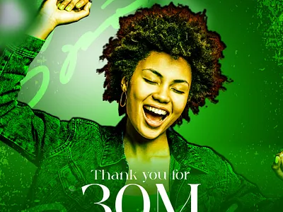 social media flier branding design flyer graphic design illustration logo thank you flier vector