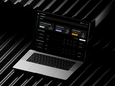 Campaign Dashboard darkui gd graphic design ui uidesign uiux userinterface ux uxresearch
