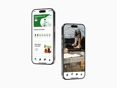 CONCEPT FOR A GARDENING APP mobile design mobile ui design product design ui uiux design ux