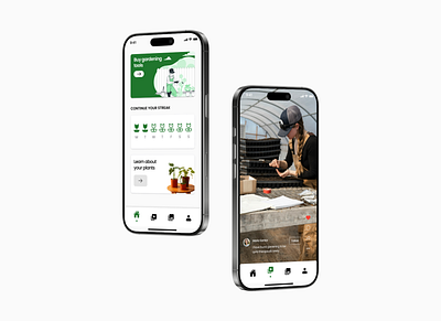 CONCEPT FOR A GARDENING APP mobile design mobile ui design product design ui uiux design ux