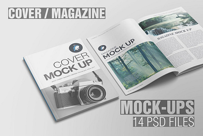 Magazine Mockup advertise book booklet brochure business close up cover design elegant layer magazine magazine mockup