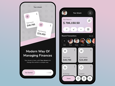 Finance Management Mobile App Design android design finance finance app finance automation platform finance management finance manager finance manager app finance mobile financeapp fintech illustration ios mobile mobile bank mobile finance payment system personalbanking ui wallet