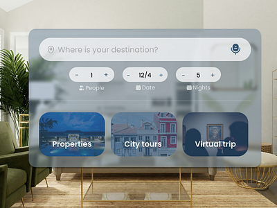 AR Based Renting properties (Vision Pro) apple applevisionpro arvr augmentedreality concept emergingexperience future hotel mergereality museum rent reserve trip userinterface virtualreality visionpro
