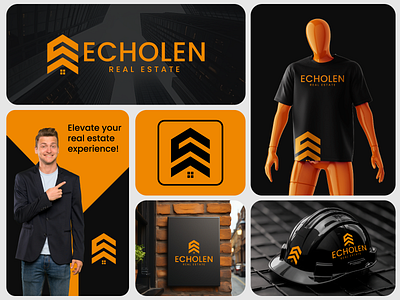 Echolen Real Estate - Branding Identity Design 3d animation branding branding identity creative logo creative logo design design dzsign graphic design illustration logo logo design minimalist logo design motion graphics real real estate logo typography ui unique logo visual identity design