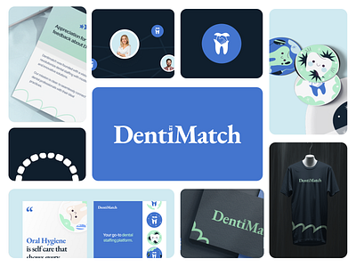 DentiMatch - Branding UI UX Design brand identity branding dental dental care dental clinic dentist dentistry fitness health health app healthcare landing page logo concept medical teeth uidesign uiux uxdesign visual identity web design