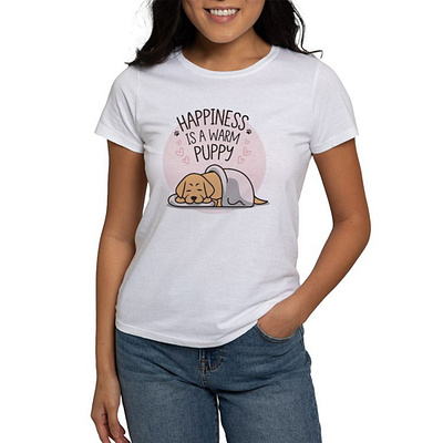 Happiness is a warm puppy boy t design design design for man design for woman t shirt design dog t shirt design girl t shirt design graphic design happiness is a warm puppy logo design new design for t shirt new dog t shirt desgn new t shirt design puppy t shirt design vector deisgn vector design what color t shirt design