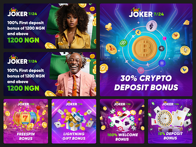 Gambling Banners | Casino, Betting, iGaming app betting branding casino design figma gambling graphic design igaming illustration logo ui ux vector