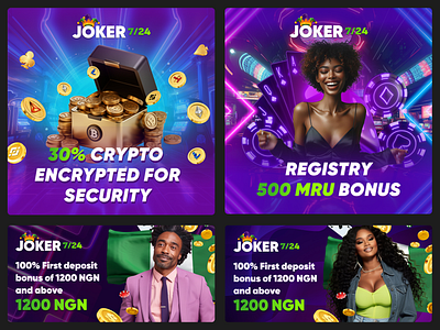 Gambling Banners | Casino, Betting, iGaming app banners betting branding casino design figma gambling graphic design igaming illustration logo ui ux vector