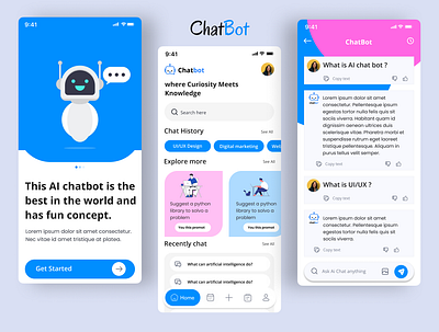 AI Chatbot App – Smart, Fun, and Engaging! aichatbot appconcept appui chatbotapp chatinterface cleandesign conversationalai creativeui digitalassistant interactiondesign minimalui mobileappdesign mobileux moderndesign smartdesign techapp uidesign userexperience uxdesign