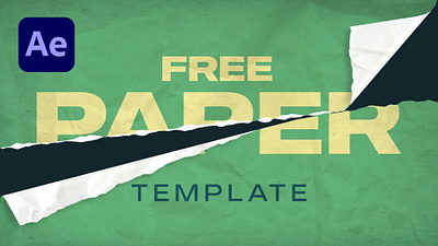 Free Torn Paper Transition Template for After Effects ae templates after effects animation content creation creative editing design inspiration digital art editing tips filmmaking free template freebies graphic design motion graphics post production torn paper transition template video editing video effects video production visual effects